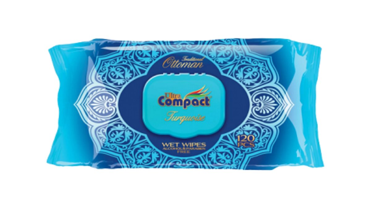 Влажная салфетка კომპაქტი ოტომანი (120 pcs)
