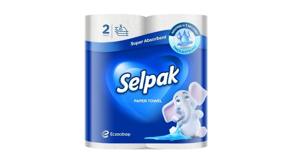 სელპაკი ქაღალდის ხელსახოცი 3 ფენა (2 pcs)