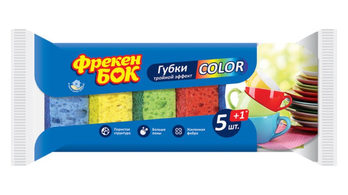 FB Губка для мытья посуды (6 pcs)