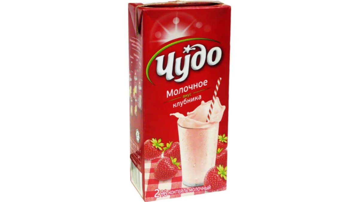 ჩუდო milk cocktail strawberry (960 gr)
