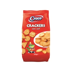 CROCO კრეკერები Salty (100 g)