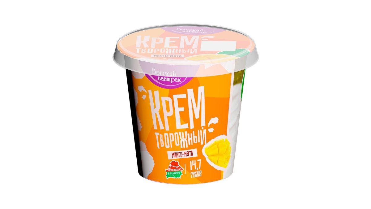 1M Глазированный Творог mango and mint (150 g)