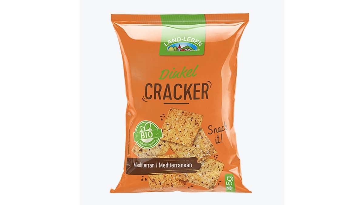Land-Leben Крекеры with oregano and sea salt (45 g)