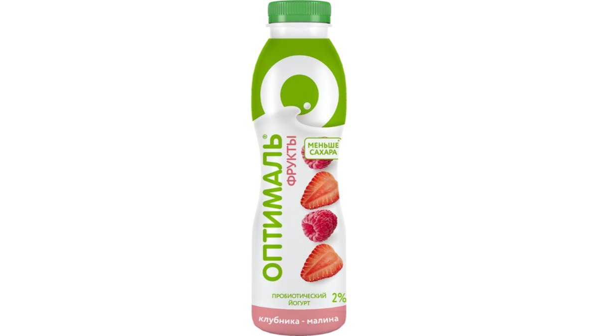 Йогурт strawberries and raspberries (415 g)