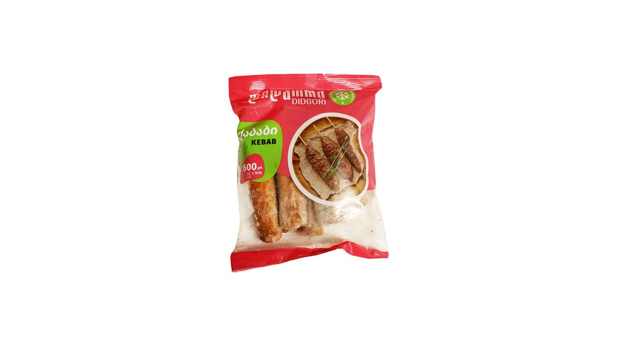 Didgori გაყინული მზა კერძი Kebab Beef (600 g)