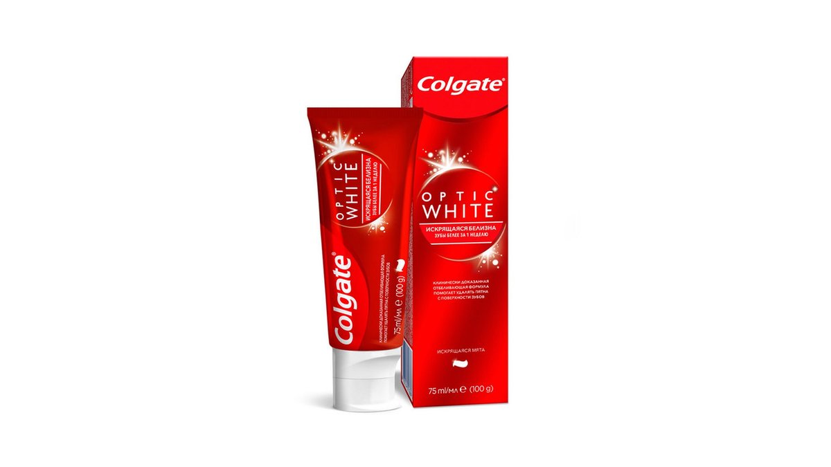 COLGATE კბილის პასტა Optic White (75 ml)