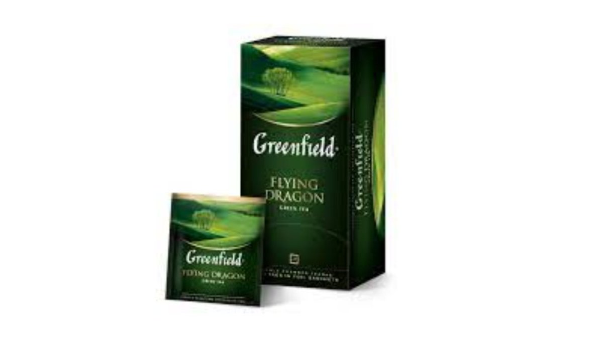 GREENFIELD მწვანე ჩაი Flying Dragon (25 pcs)