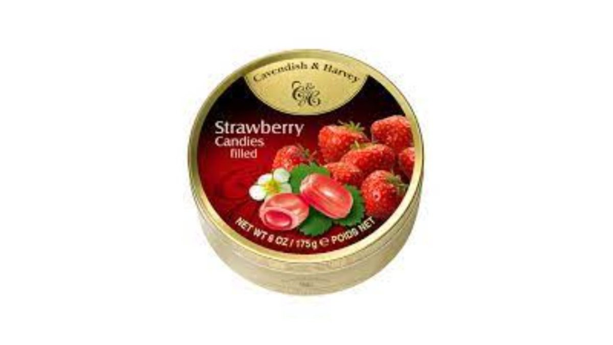 C&H Candy конфета Strawberry drops with filling (175 g)