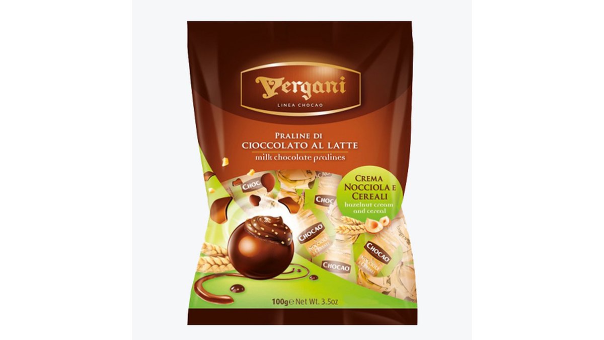 Vergani Chocolate Milk Chocolate Praline (100 g)