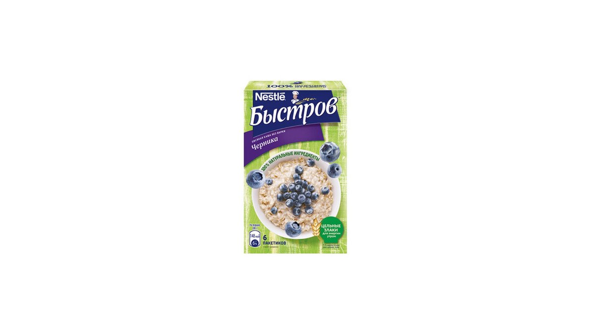 ბისტროვი Oatmeal blueberries (240 g)