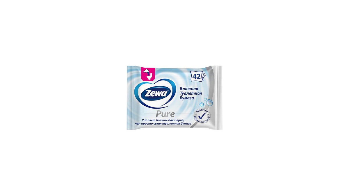 ZEWA ბავშვის სველი ხელსახოცები (42 pcs)