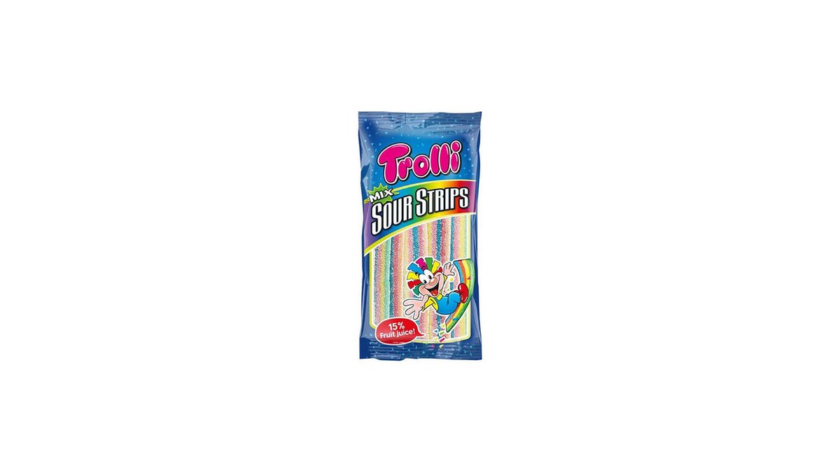 Troll конфета Sour Strips Mix (85 g)
