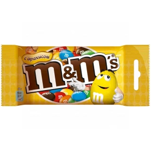 M&M's ჟვება რეზინა with peanuts (145 g)