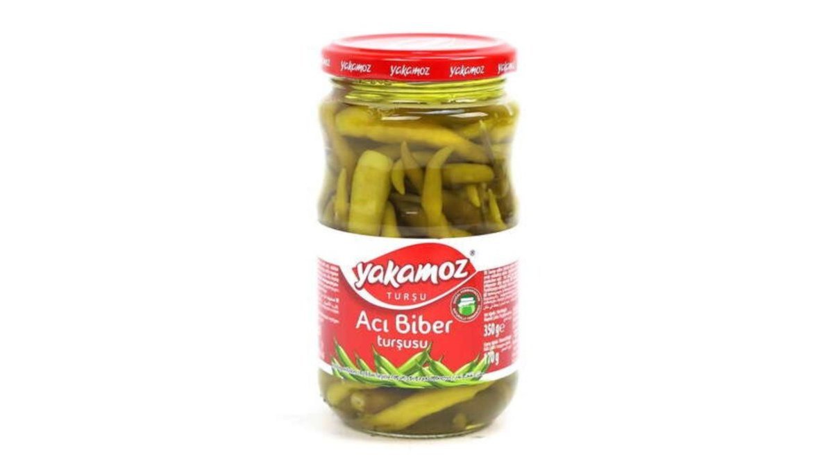 Yakamoz კონსერვირებული წიწაკა Hot Pepper (370 ml)