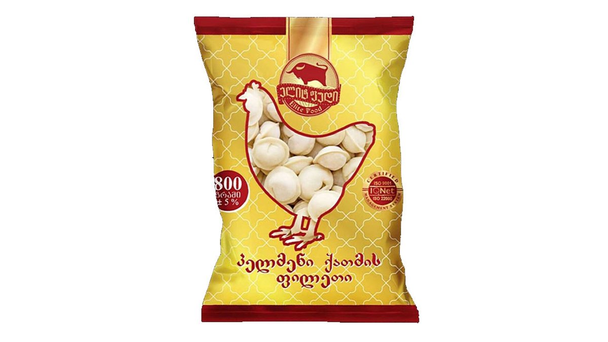 ელიტ ფუდი pelmeni ქათმის (800 g)
