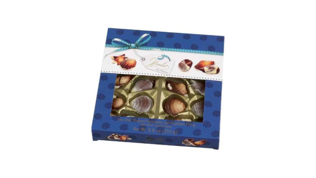 Hamlet შოკოლადი chocolate Sea shells (250 g)