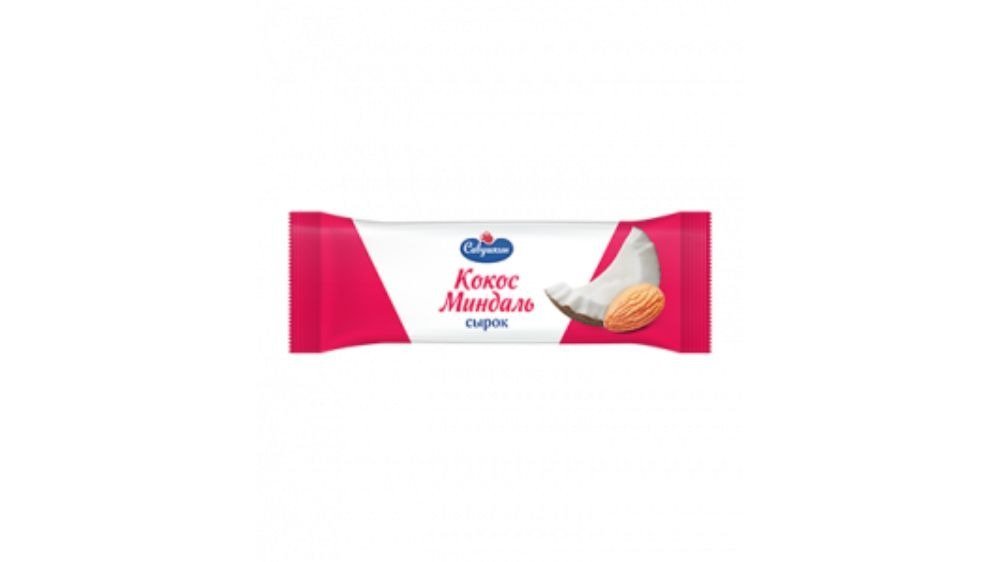 Savushkin ყველი coconut and almond filling (40 g)
