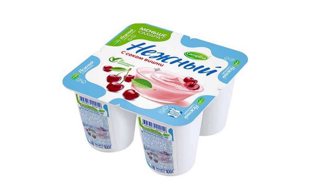 Nezhni Молочный десерт cherry juice (100 g)