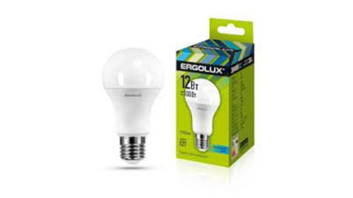 Ergolux ნათურა warm light (12 w)