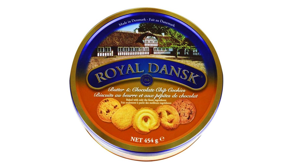 ROYAL DANSK კექსი Danish cake with butter and chocolate chips (454 g)