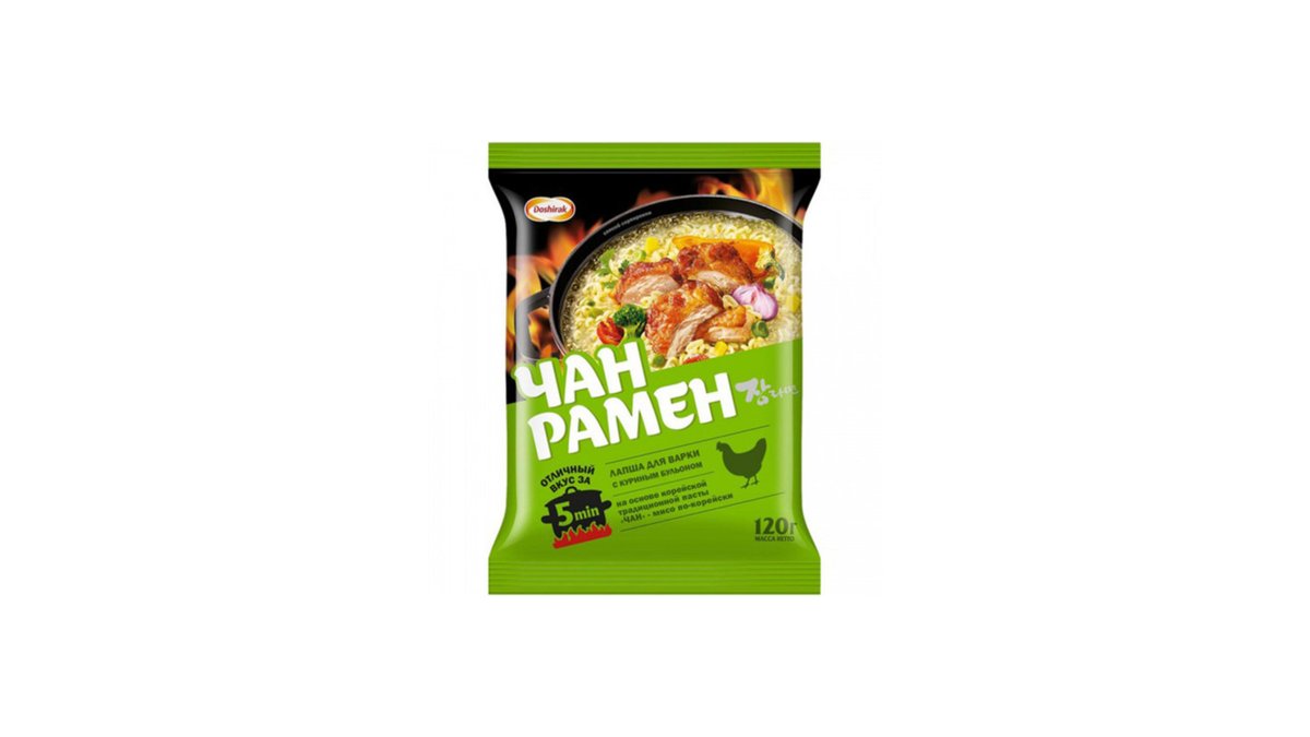 DOSHIRAK Instant Noodles Chanramen Chicken (120 g)
