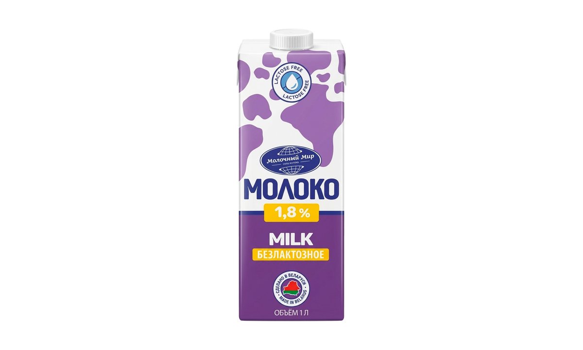Molochni Mir молоко ულაქტოზო (1000 ml)