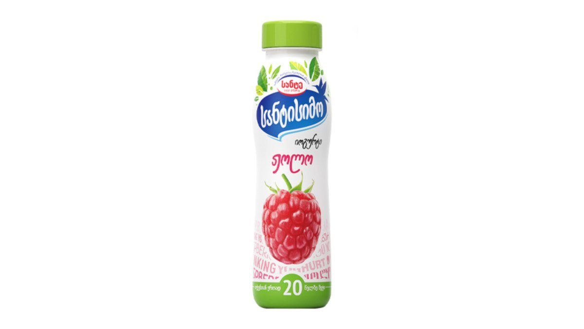 სანტისიმო იოგურტი Raspberry 2.5% (290 g)