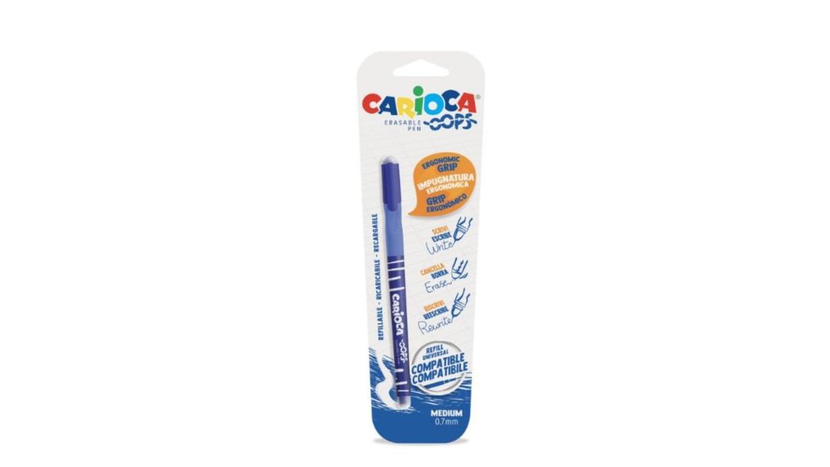 CARIOCA Канце лярские товары Erasable pen blue