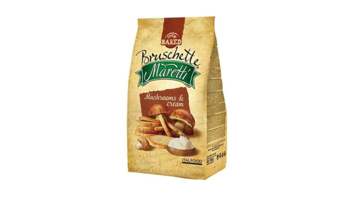 Maretti Crackers biscuits with mushrooms