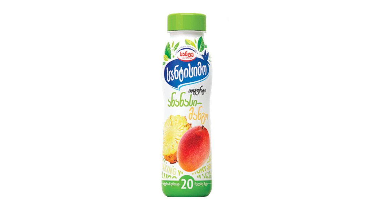 სანტისიმო იოგურტი Pineapple-Mango (290 g)