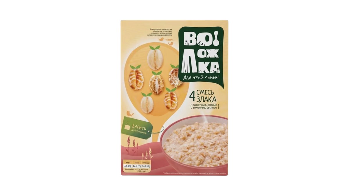 ვოლოჟკა Pasta 4 grains (400 g)