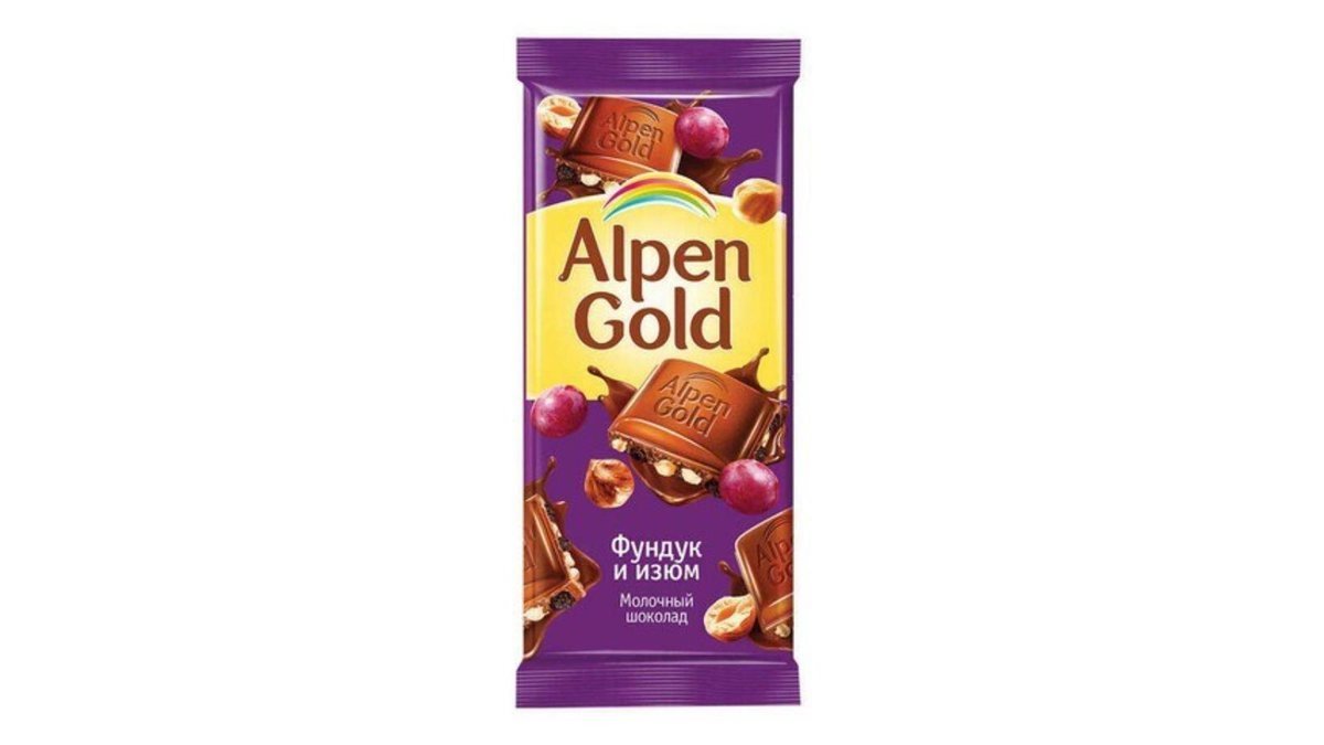 Alpen Gold Chocolate with nuts and raisins (85 g)