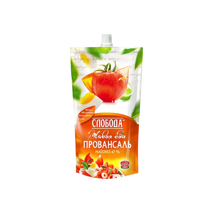 სლობოდა Olive Mayonnaise პროვანსული 67% (400 გ)