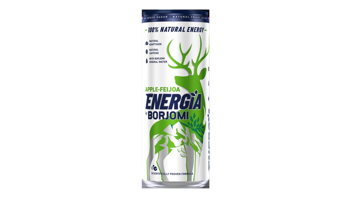 Borjomi Energy Drink Apple-Feijoa (240 ml)