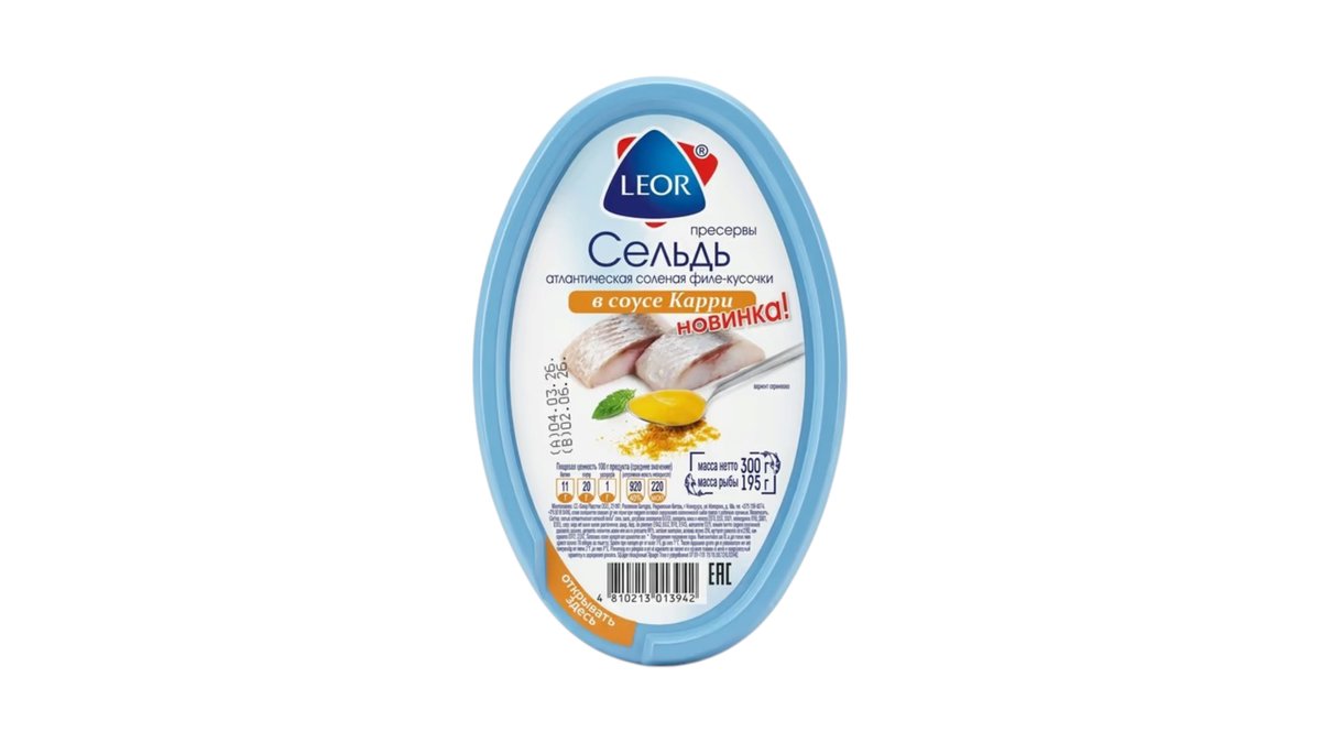 Leori თევზი curry sauce (300 g)