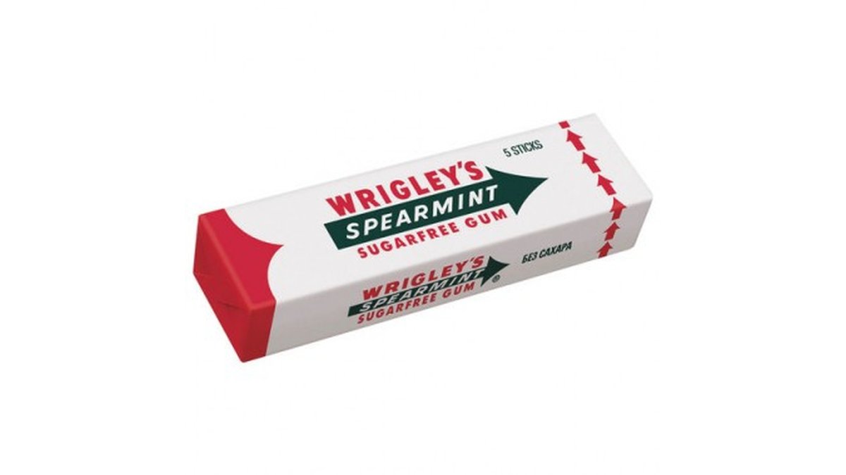 Wrigley ჟვება რეზინა Spermint (13 gr)