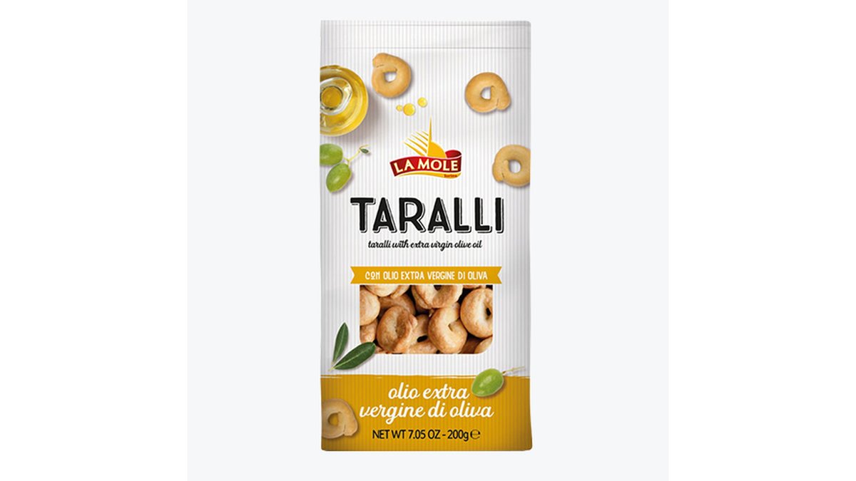 La Mole Crackers with olive oil (200 g)