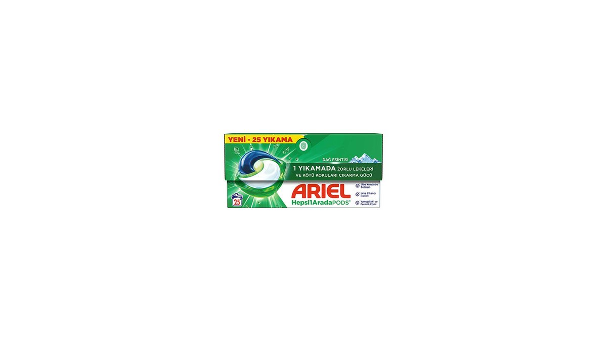 არიელი Стиральный порошок Mountain Spring (25 pcs)