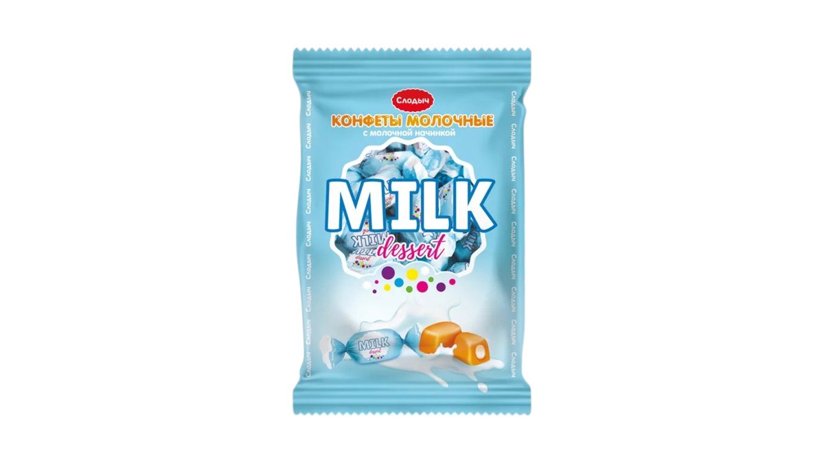 სლოდიჩ конфета Milk Dessert (200 g)
