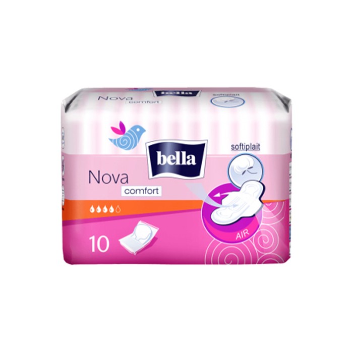 ბელა Hygienic Pads ნოვა კომფორტი (10 pcs)