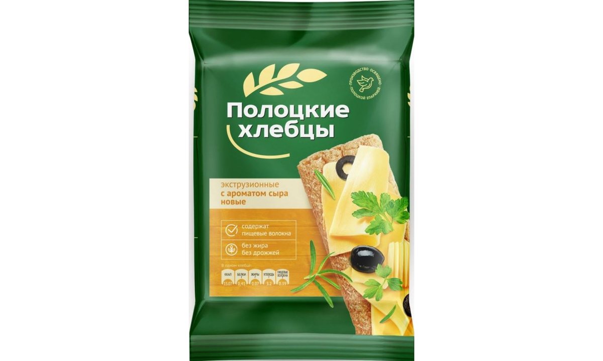 პოლოცკიე ხრაშუნა პური cheese flavor (80 გ)