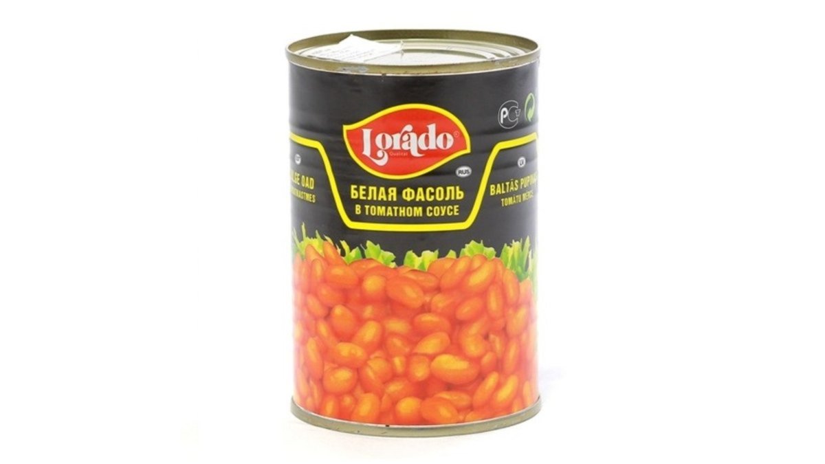 კონსერვირებული ლობიო (425 ml)