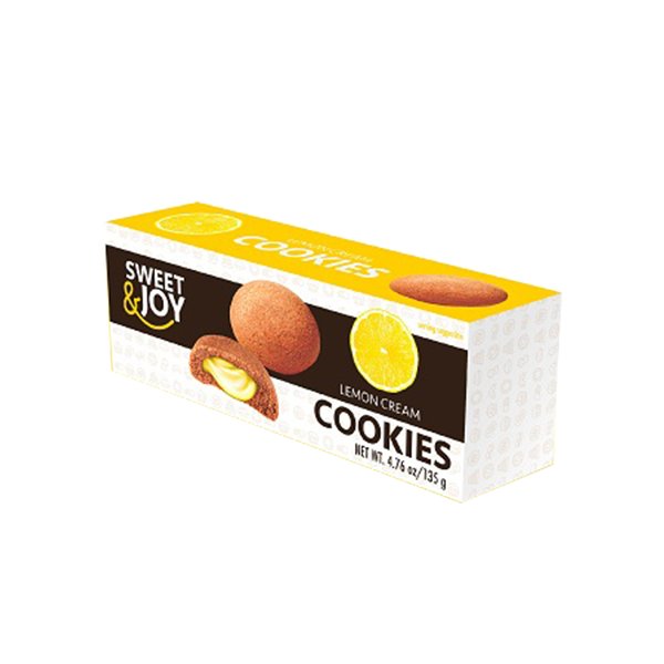 Sweet Brands ორცხობილა lemon cream (135 g)